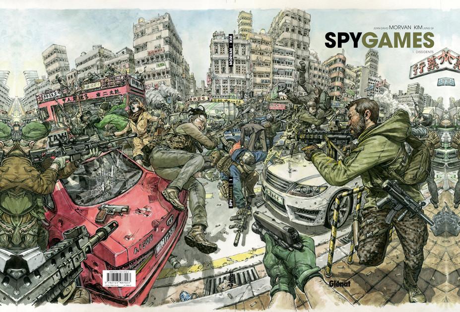 Kim Jung Gi's sketch titled spy games